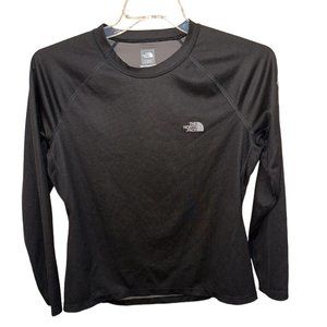 Women's The North Face Vapor Wick Pullover Performance T Shirt Grey‎ Size Large